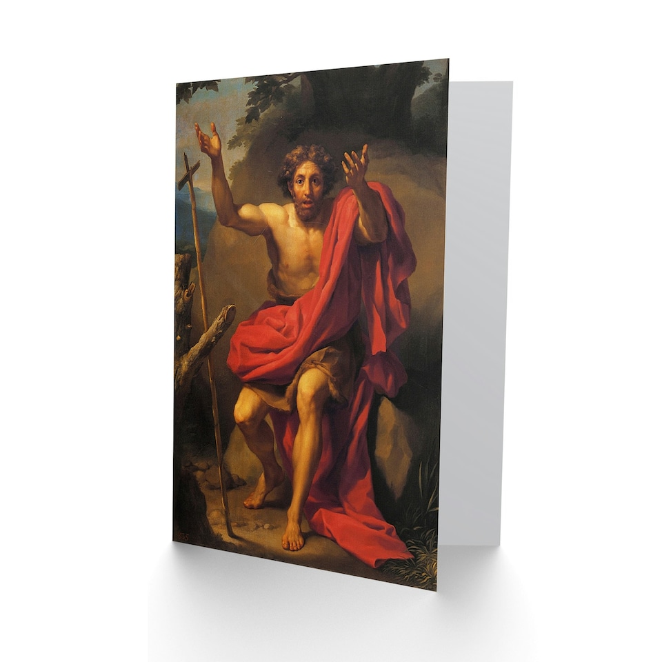 image 1 of Allegory Biblical Mengs St John Baptist Art Card