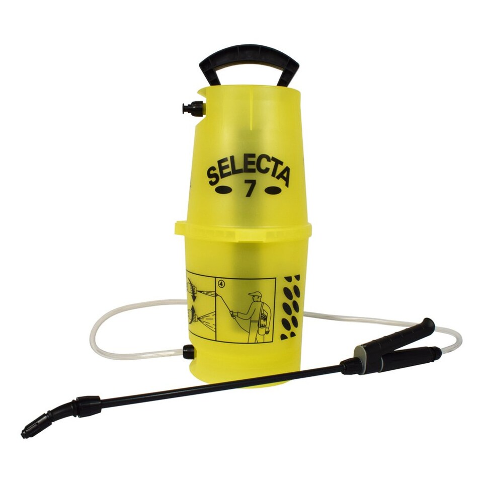 Selecta 7 Hand Pump Sprayer for Weed Killing, Cleaning & Sealing (5L)