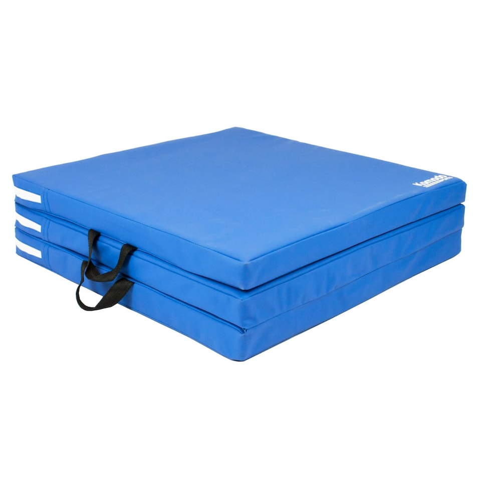 image 1 of Komodo Tri Folding Yoga Mat - Blue