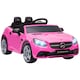 image 1 of AIYAPLAY Benz SLC 300 Licensed 12V Electric Car for Kids, Kids' Electric Ride on with Parental Remote, Music Lights, Suspension Wheels for 3-6 Years, Pink