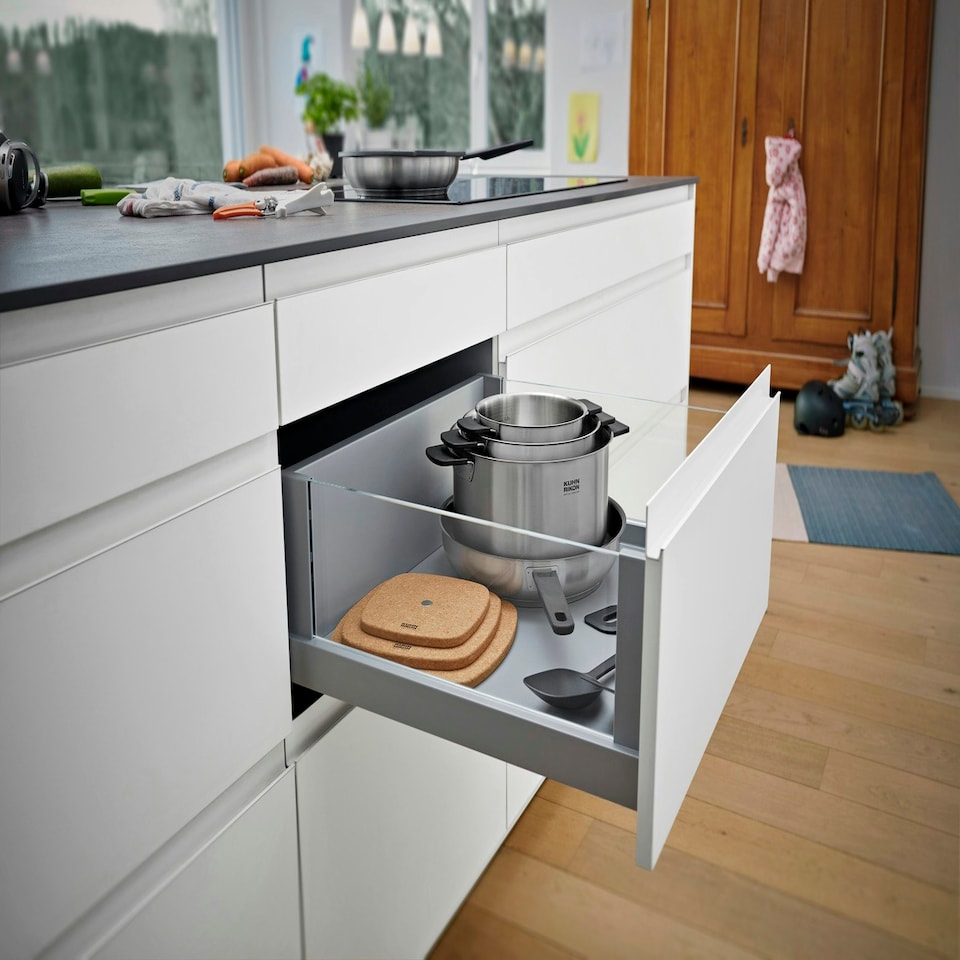 image 1 of Smart & Compact 3 Pan Cookware Set