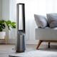 image 2 of Pro Breeze Bladeless Tower Fan - Silver