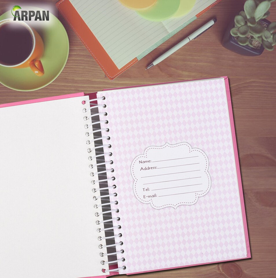 image 1 of ARPAN Self Adhesive Spiral Ring Binding Photo Album – 36 Sheets / 72 Sides – Large Sticky Page Scrapbook Memory Album for Photos, Keepsakes & Special Occasions