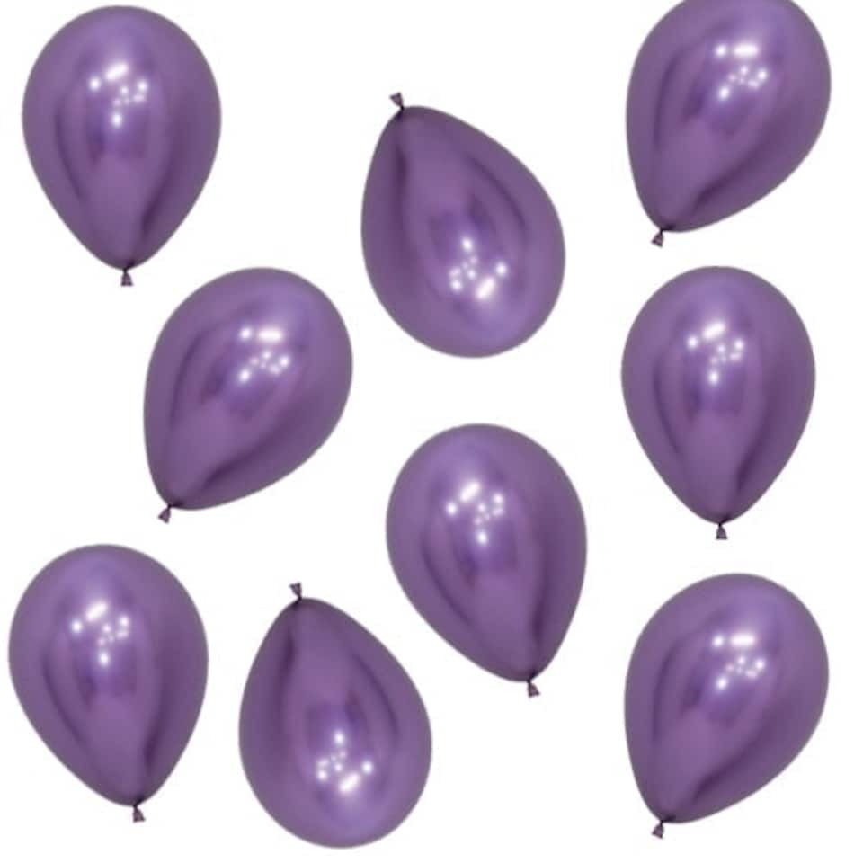 Reflex Purple Biodegradable Mini Latex Balloons 13cm / 5 in - Pack of 50