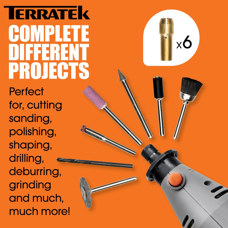 image 1 of Terratek Rotary Multi Tool 234pcs with Carry Case