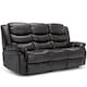 image 1 of Seattle 3 Seater Electric High Back Bonded Leather Recliner Sofa (Brown)