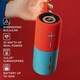 image 2 of Stromberg - Twin 2-in-1 Mini Portable Bluetooth Speaker 10W  Blue and Red