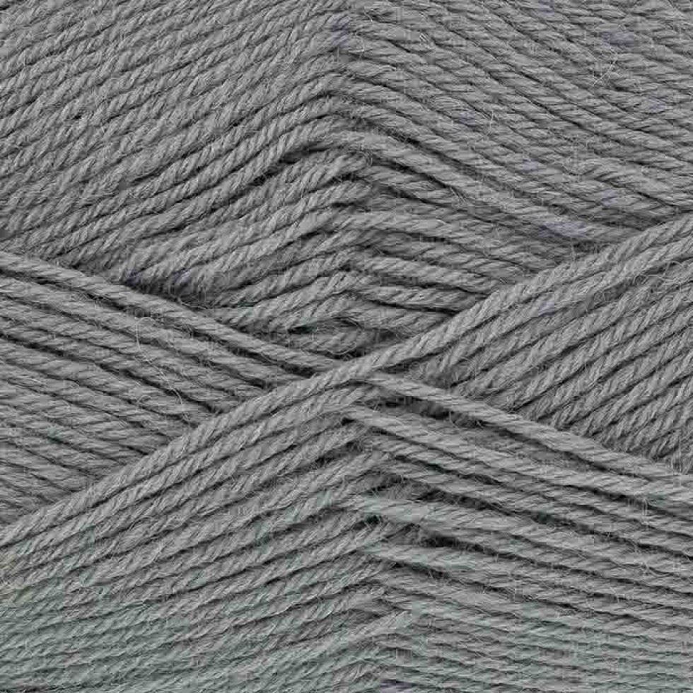 King Cole Grey Merino Blend 4 Ply Yarn Cone For Crochet, Knitting - per 500 gram ball