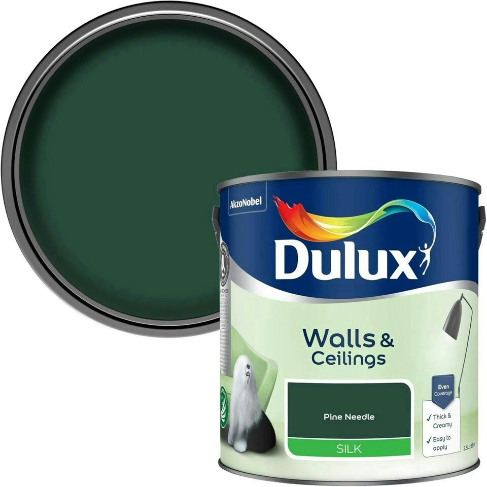 image 1 of Dulux Silk 2.5L Pine Needle