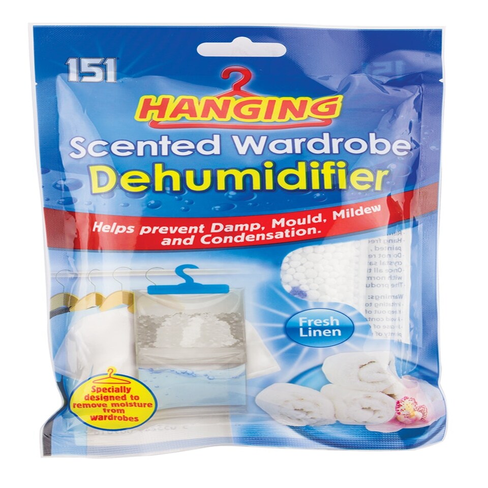 image 1 of Pack of 3 Scented Hanging Wardrobe Dehumidifier