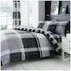 image 4 of VELVETIO Waverly Check Duvet Cover Set Reversible Polycotton Easy Care Beddings Purple | King