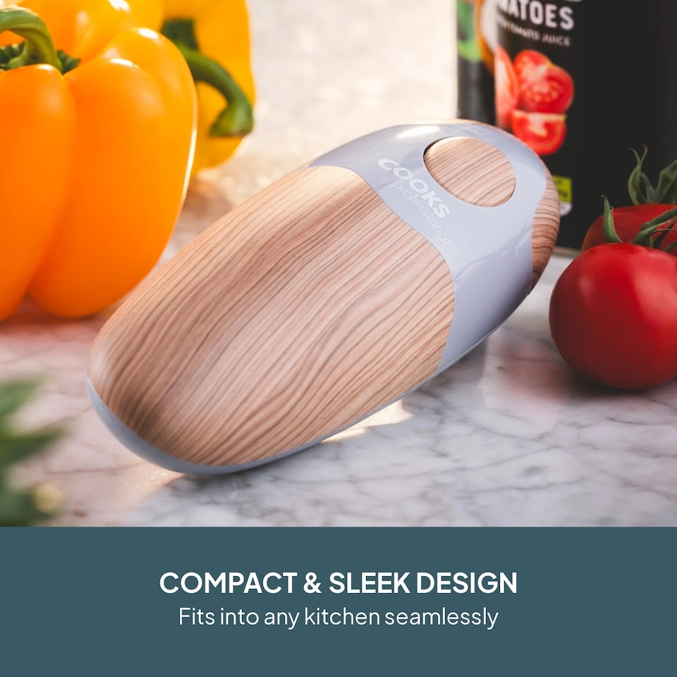 image 1 of Cooks Professional Automatic Can Opener with Simple One Touch Operation | Grey | Nordic Grey