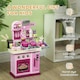 image 8 of AIYAPLAY Kids Kitchen with 33 Pieces, Light, Sound, Storage