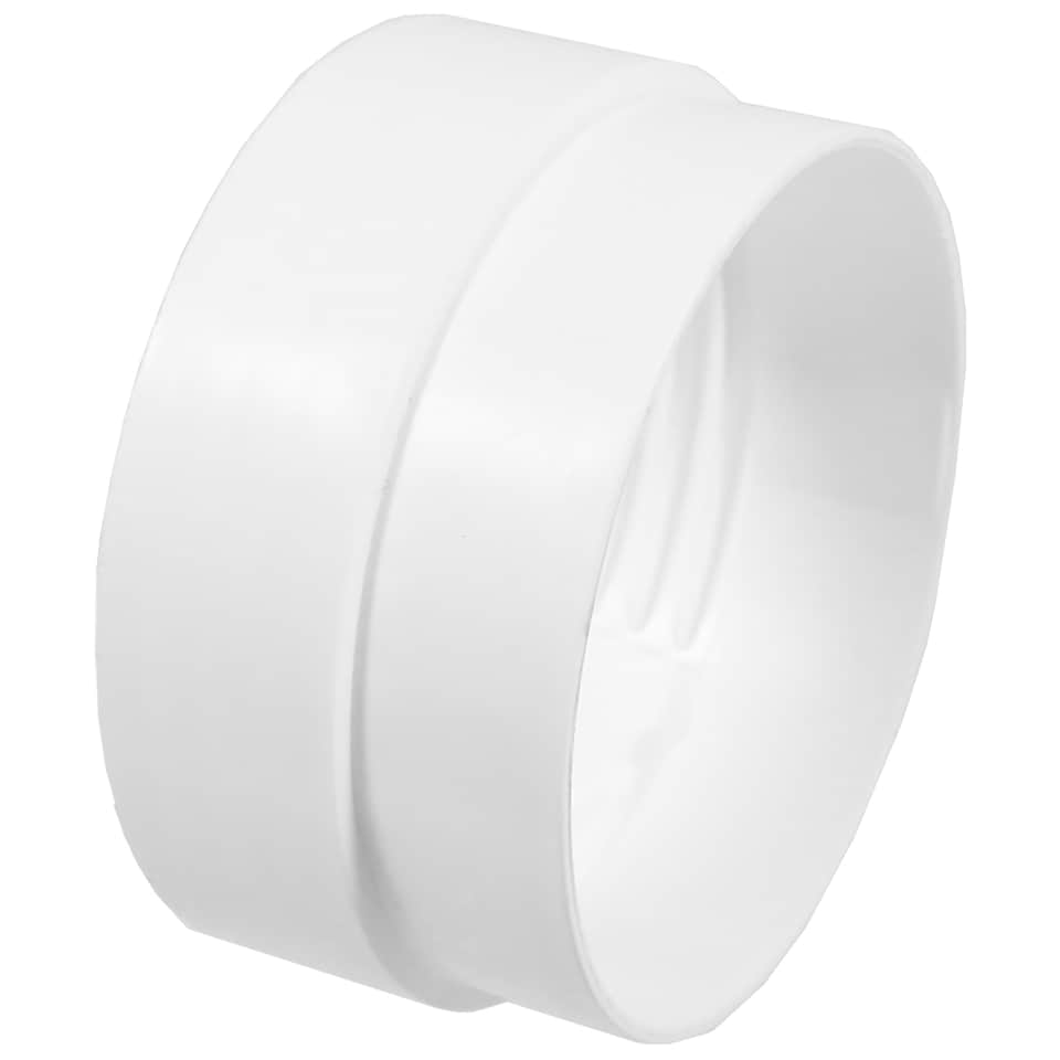 image 1 of SPARES2GO Tumble Dryer Vent Adaptor Threaded Female Duct Hose Outlet Connector (4" / 100mm)