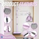 image 2 of 2-in-1 Indoor Sweeping Broom & Dustpan Set Ergonomic Floor Cleaning Kit | Multi | Lilac