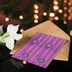 image 4 of Furuya Korin Japanese Art Card Purple Floral Vintage Pattern
