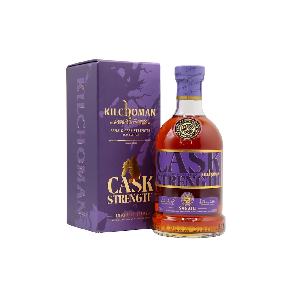 Kilchoman Sanaig Cask Strength 2024 Edition Islay Single Malt Scotch Whisky