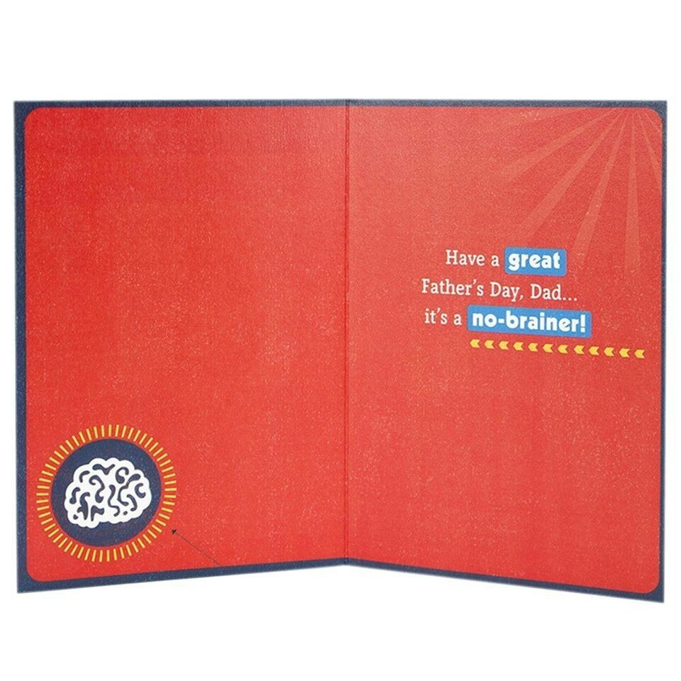image 1 of Dad Father's Day Card No Brainer