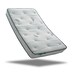 image 2 of Sareer Cool Blue Pocket Sprung Memory Foam Mattress 4FT White | Small Double
