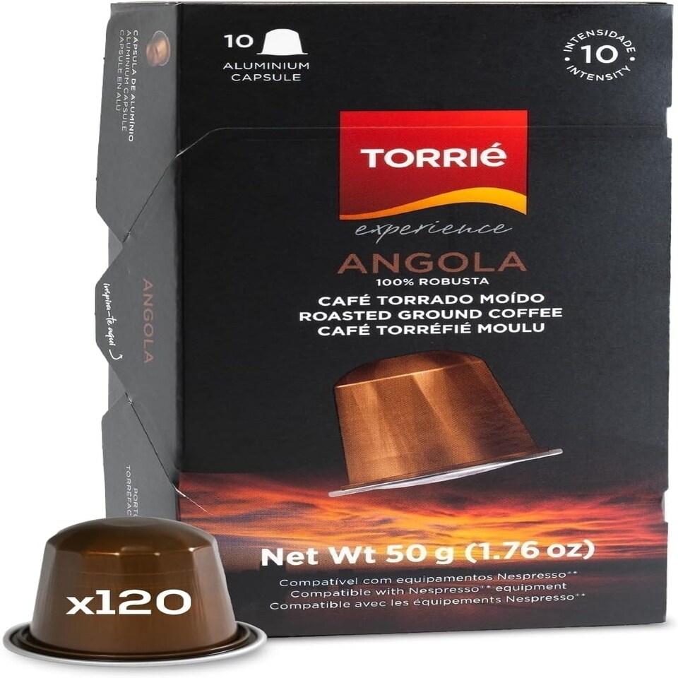 image 1 of Angola Aluminium Nespresso ® Compatible Coffee Capsules (120 Pods)