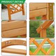 image 5 of Gr8 Garden Arch Wooden Pergola Feature Trellis Rose Climbing Plant Archway Tan Frame