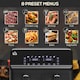 image 4 of HOMCOM 8L Dual Basket Air Fryer, 8-in-1 Air Fryer Oven with Digital Display, Visible, Timer, Preheat for Oil Free Low Fat Cooking, 2500W, Sync Finish, Sliver