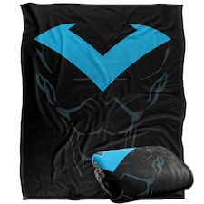 Batman Suit Nightwing Blanket - Multicoloured - One Size | Multi