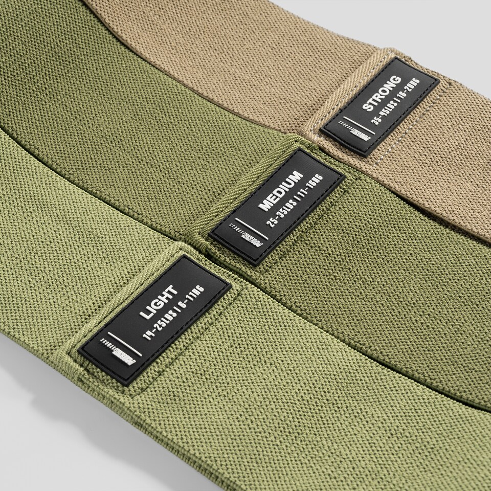 image 1 of Phoenix Fitness Green Cotton Hip Bands | Green