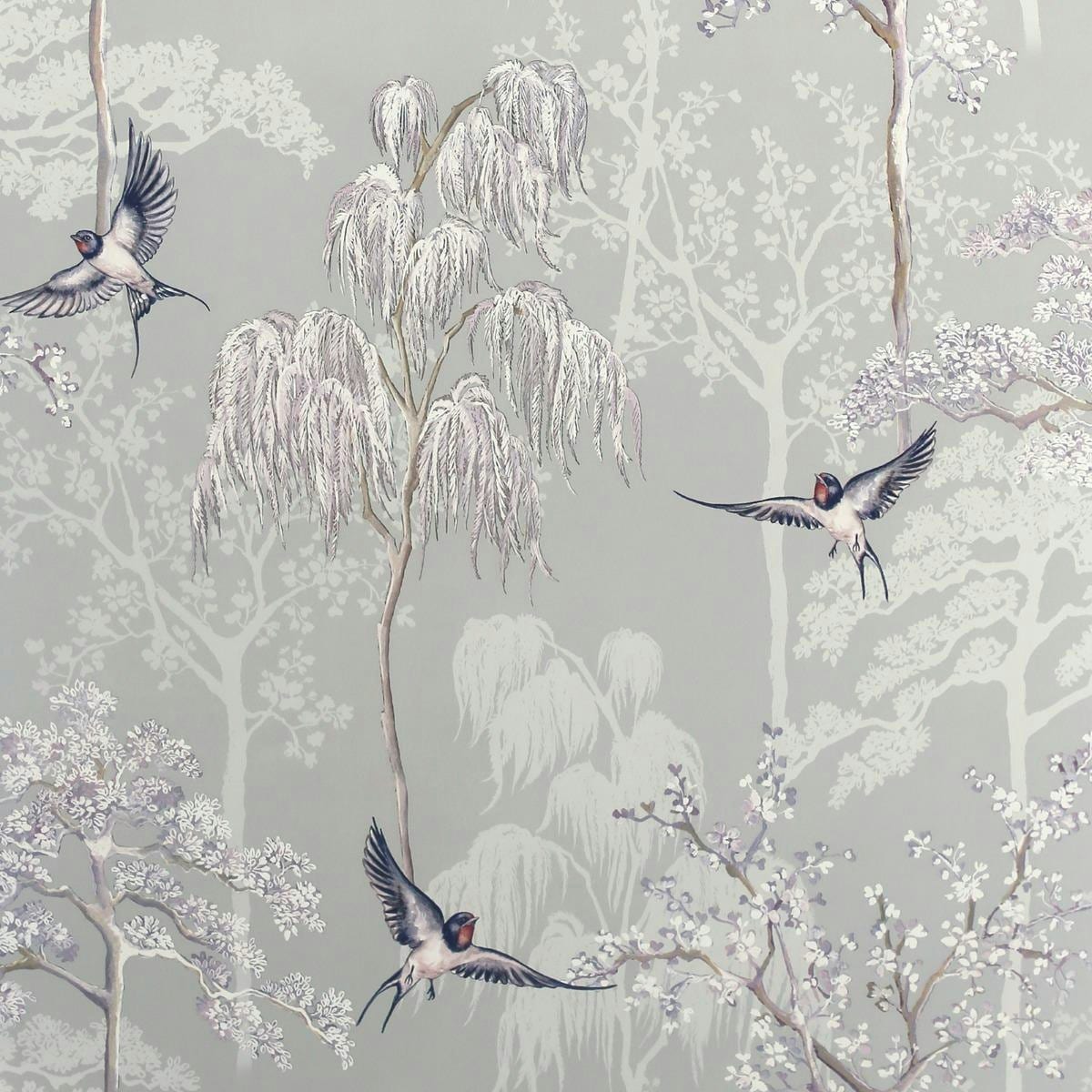 Arthouse Japanese Garden Wallpaper - Grey - One Size Grey