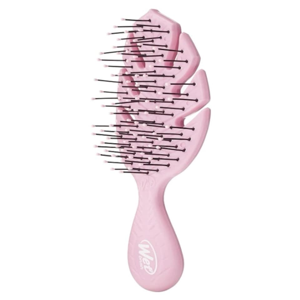 image 1 of WetBrush Go Green Mini Detangler Brush, Pink, Plant Based