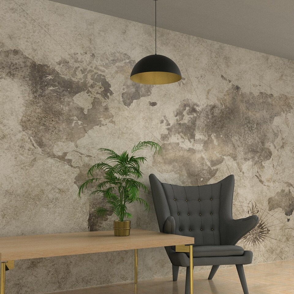 image 1 of Milagro Pendant Lamp Beta Black/Gold 1XE27 45cm