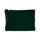 image 1 of Bagbase Plain Velvet Accessory Bag - Dark Emerald - S Green