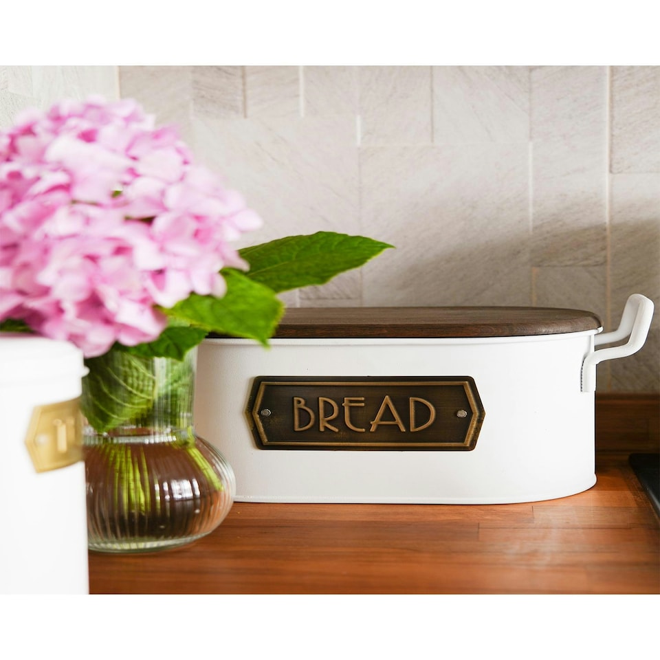 image 1 of White Bread Bin