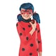 image 1 of Miraculous Lady Bug Costume Accessory Set - Red/Black - One Size