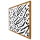 image 1 of Zebra & leopard print (Picture Frame) Brown | Oak | M
