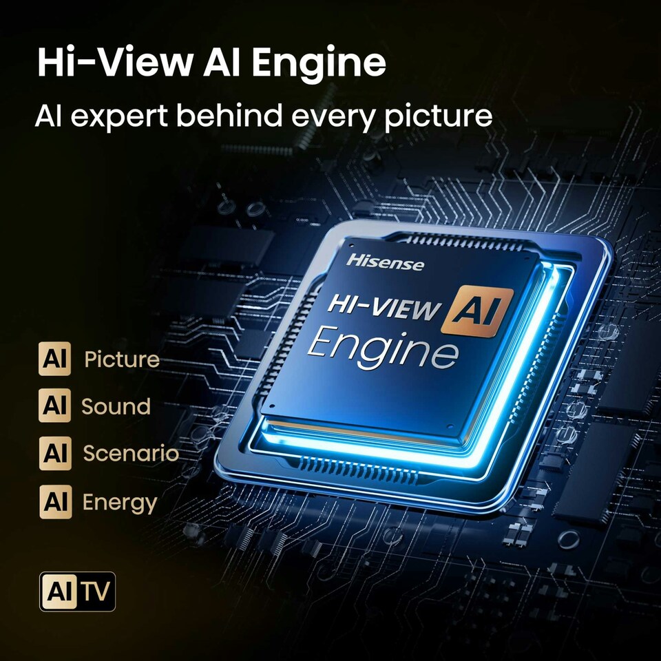 image 1 of Hisense A6QTUK 65" 4K Ultra HD LED Freely Smart TV - 65A6QTUK