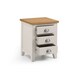 image 3 of Elegant Bedside Table With 3 Drawers