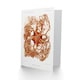 image 2 of Vintage Marine Life Art Card Deep Sea Basket Star Starfish