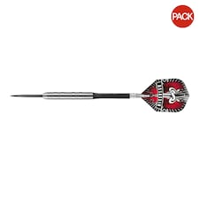 Harrows Assassin Tungsten Darts (Pack of 3) - Silver/Black - 20g