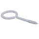 image 2 of Screw Eye Hooks Fasteners Picture Curtain Hanger 18mm Hook 60mm Length 12pc