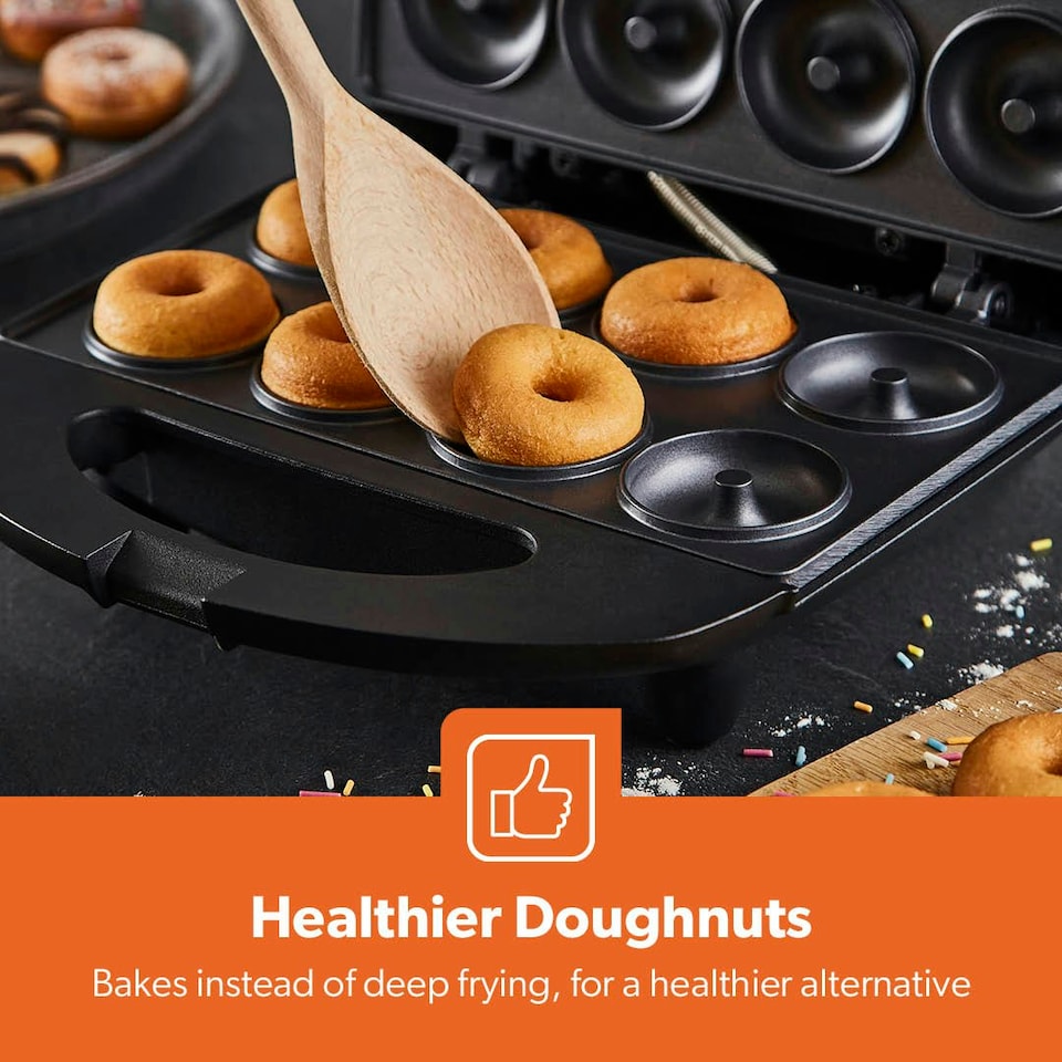 image 1 of GEEPAS 750W Doughnut Maker Machine, 8 Hole