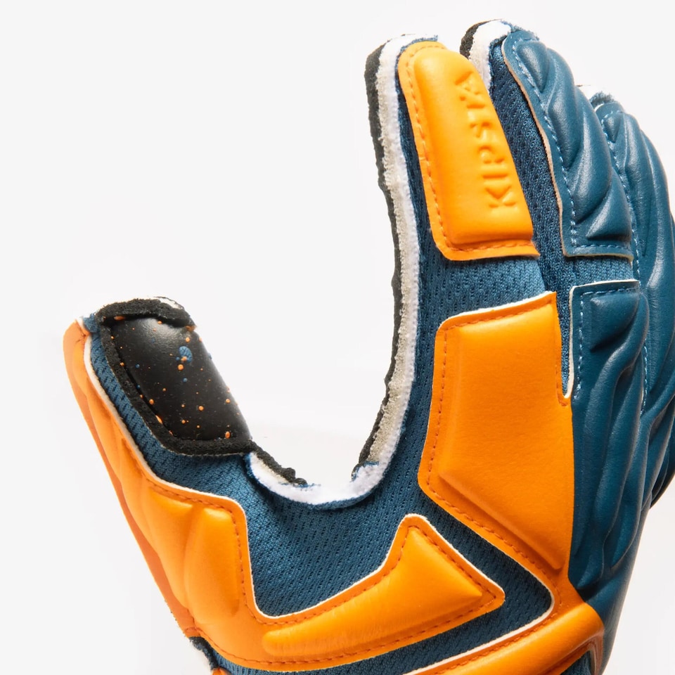 image 1 of Decathlon Kids' Football Goalkeeper Gloves VRLT 500