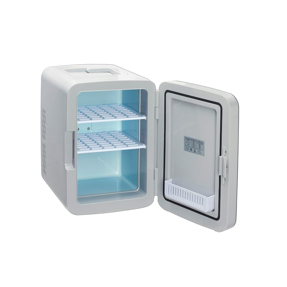 image 1 of Sensio Home 10L Mini Fridge Cooler & Warmer Silver, AC & DC Power