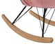 image 5 of Dahlia Rocking Chair with Pink Velvet