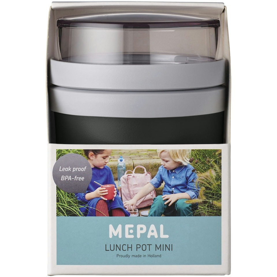 image 1 of Mepal Ellipse Plain Lunch Pot - Charcoal - One Size