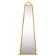 image 3 of The Obelisk - New Gold Metal Edged Mirrored Garden Ornament 47" X 10" X 10" (120CM X 25CM X 25CM) Gold
