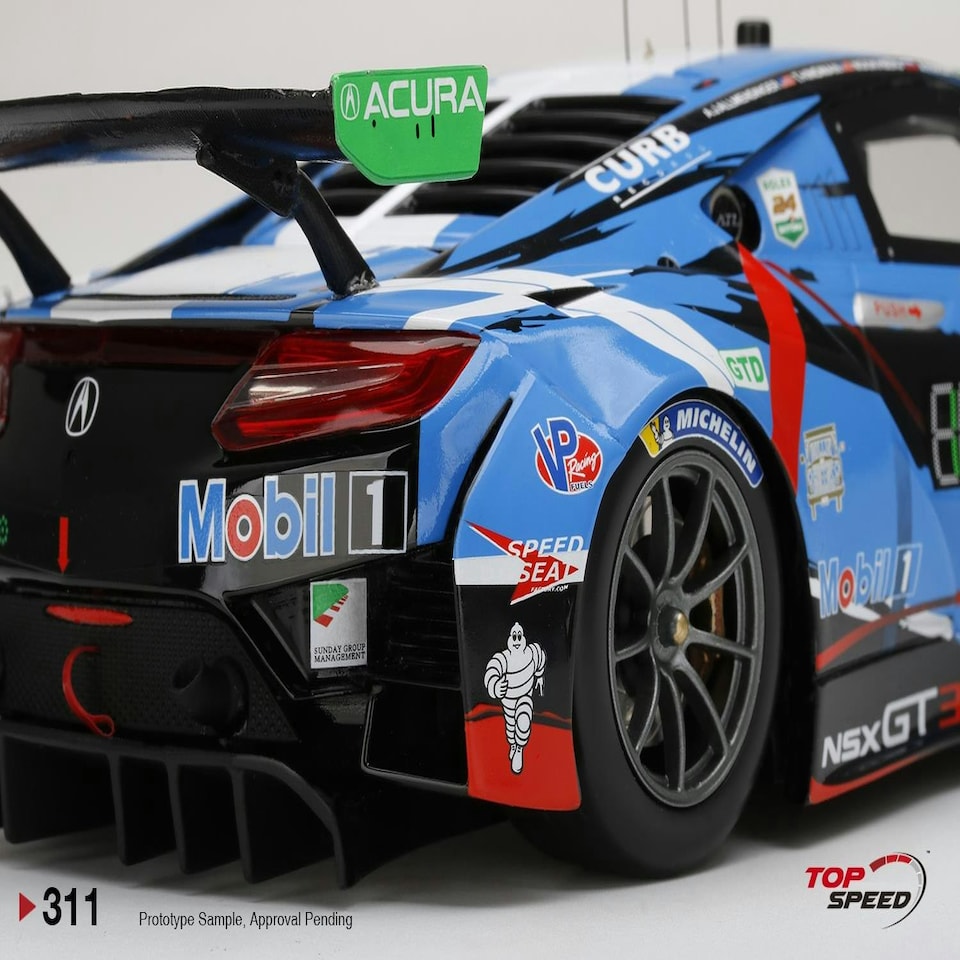 image 1 of Acura NSX GT3 EVO #57 2020 IMSA 24Hr Daytona Heinricher Racing 1:18 TSM TS0311