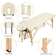 image 4 of Yaheetech 2 Sections Folding Massage Bed with Hand Pallet