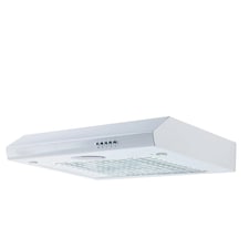 SIA STH60WH 60cm White Slimline Visor Cooker Hood Kitchen Extractor Fan