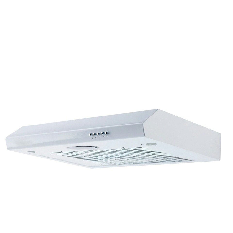 image 1 of SIA STH60WH 60cm White Slimline Visor Cooker Hood Kitchen Extractor Fan